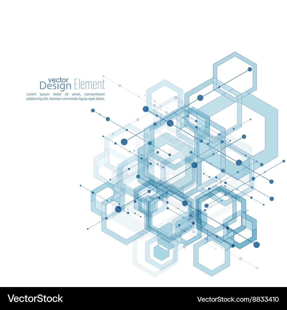 Modern Abstract Network Vector Image