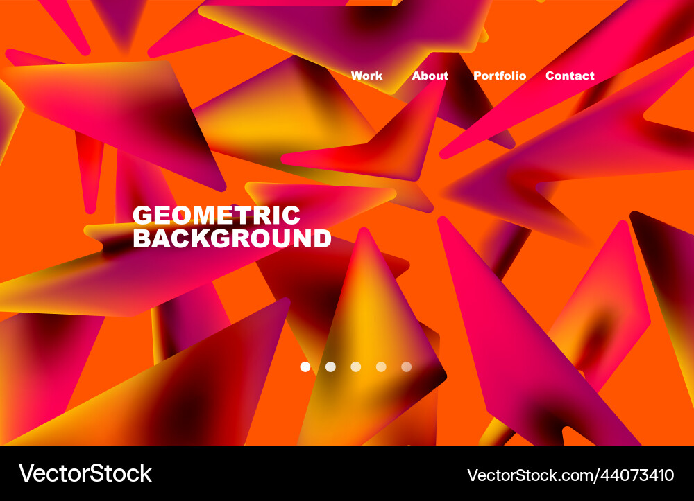 Shards shape composition abstract background web Vector Image