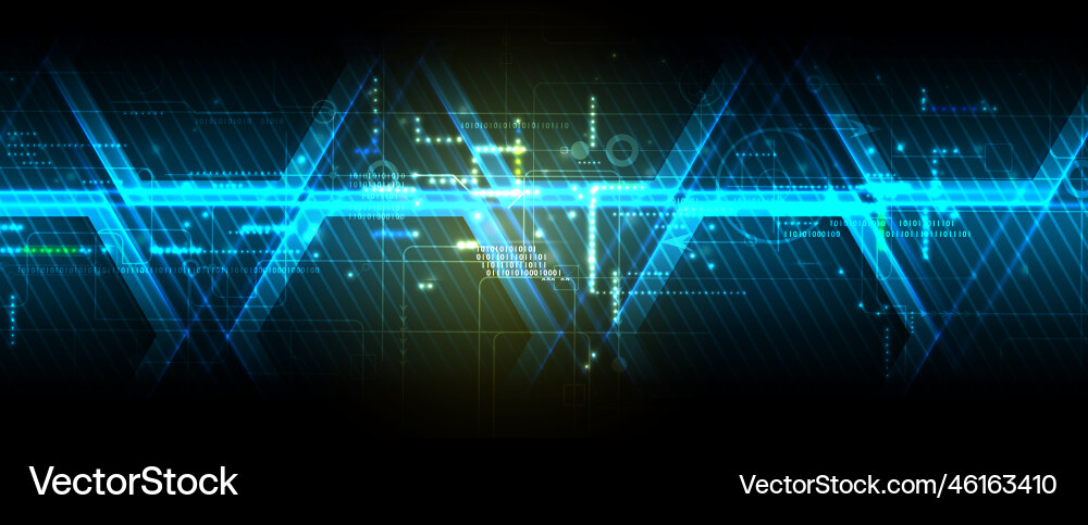 Technology data background idea of global Technology data background idea of global vector image