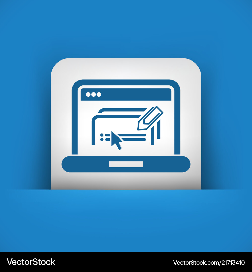 Text software document icon vector image