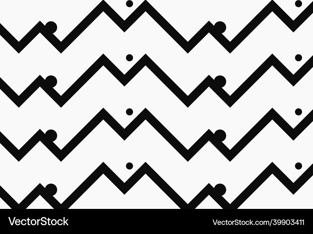 Chevron pattern background white zigzag simple vector image