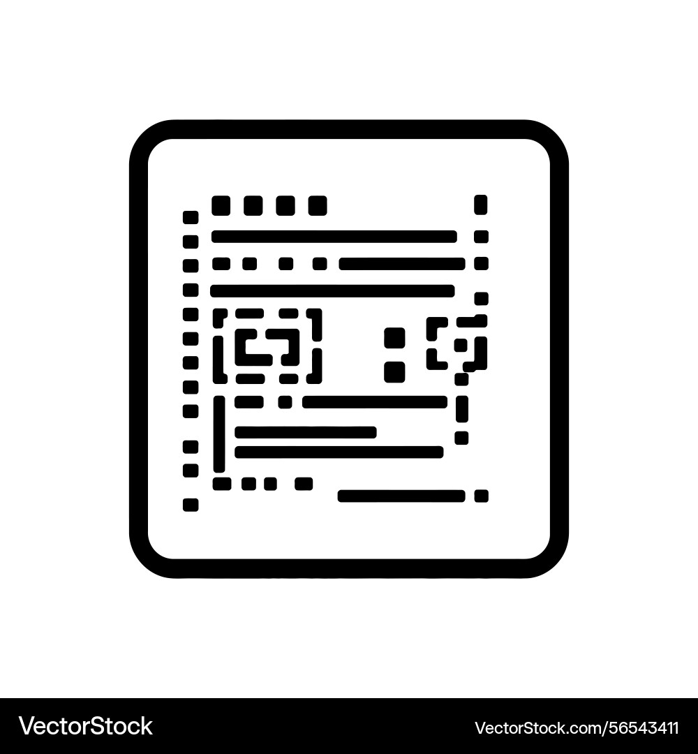 Circuit board on transparent background abstract Vector Image