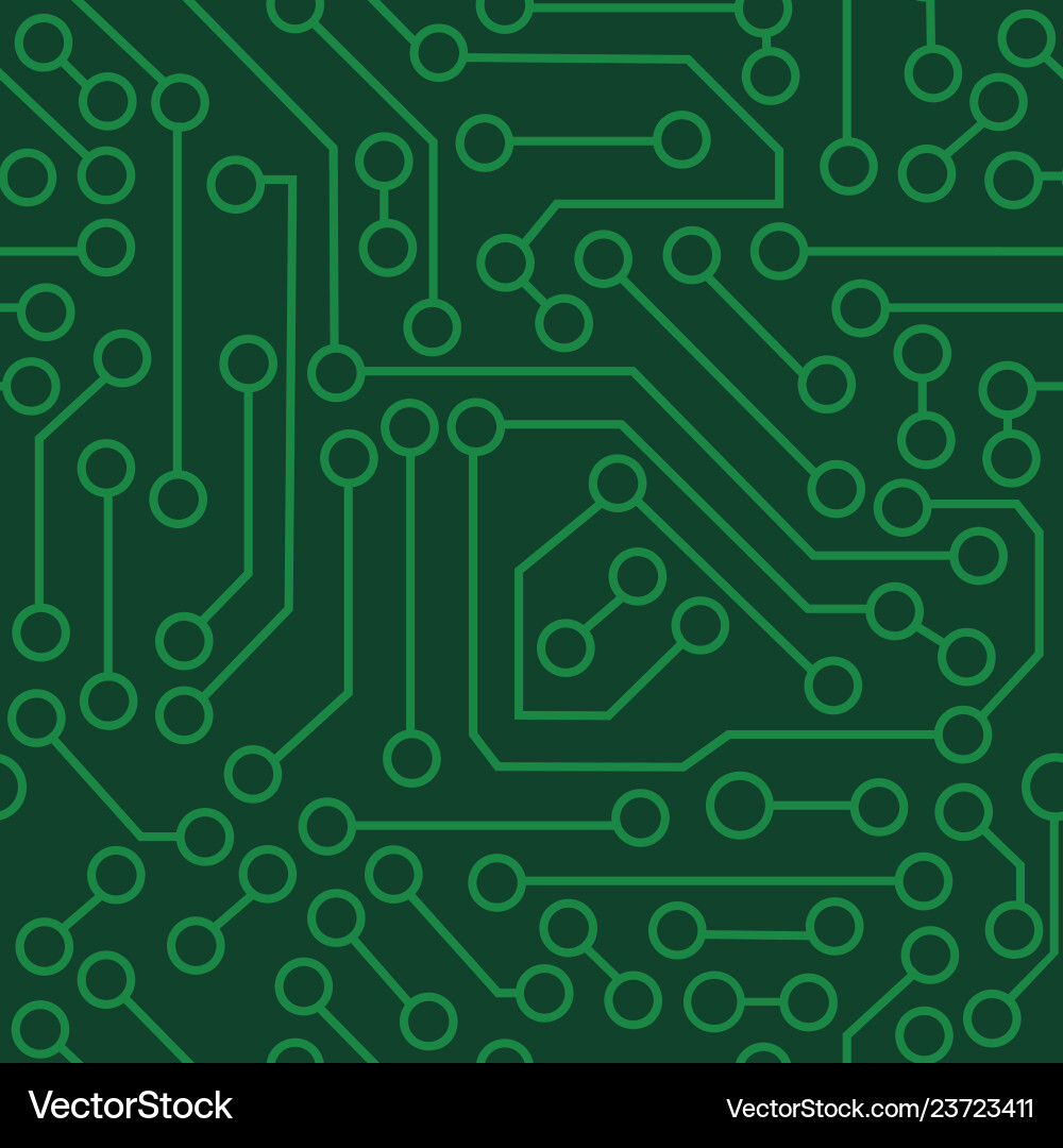 Electronic Circuit Pattern Royalty Free Vector Image