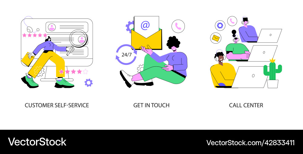 Help line abstract concept Help line abstract concept vector image
