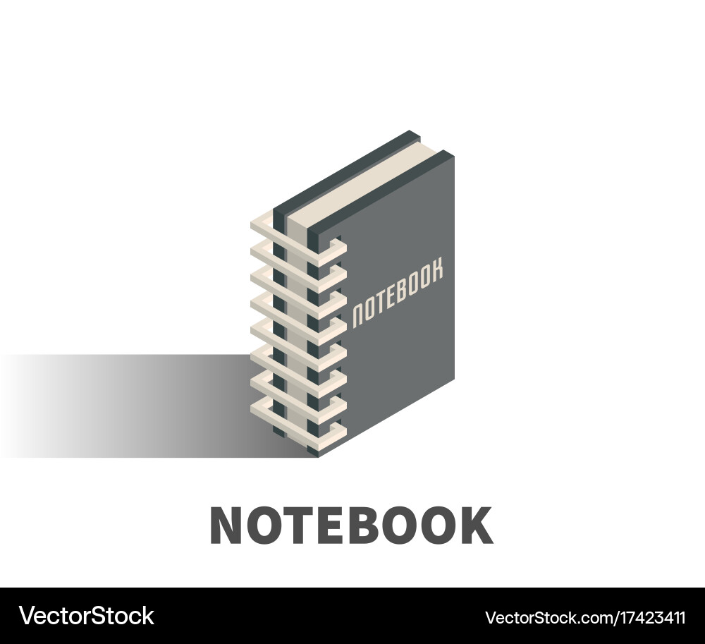 Notebook icon symbol Vector Image