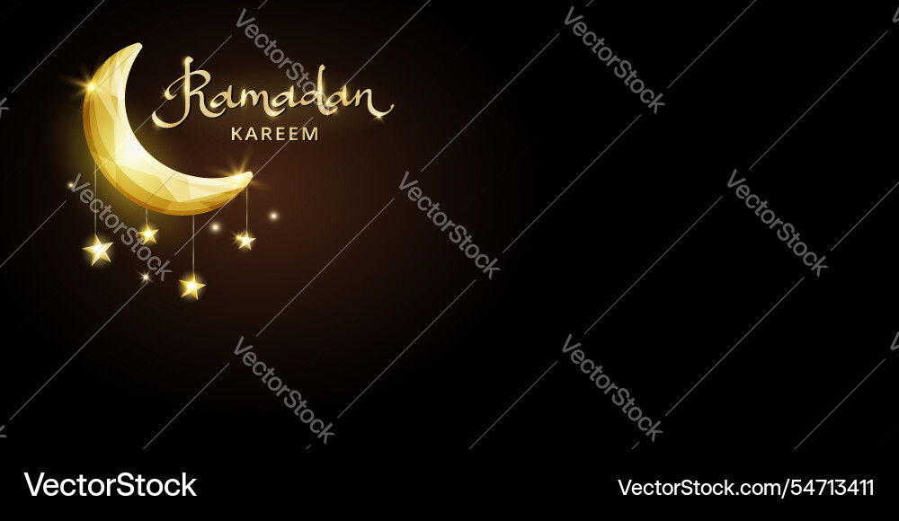 Ramadan Kareem Banner mit islamischer Dekoration Ramadan Kareem Banner mit islamischer Dekoration vektorbild