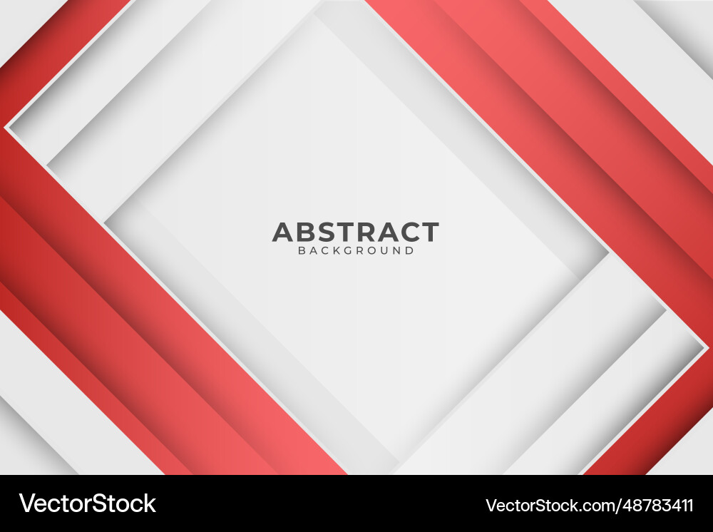 Red white modern abstract background design Red white modern abstract background design vector image