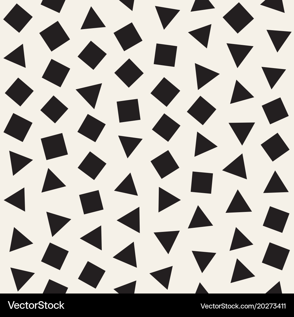Seamless chaotic patterns randomly scattered vector image