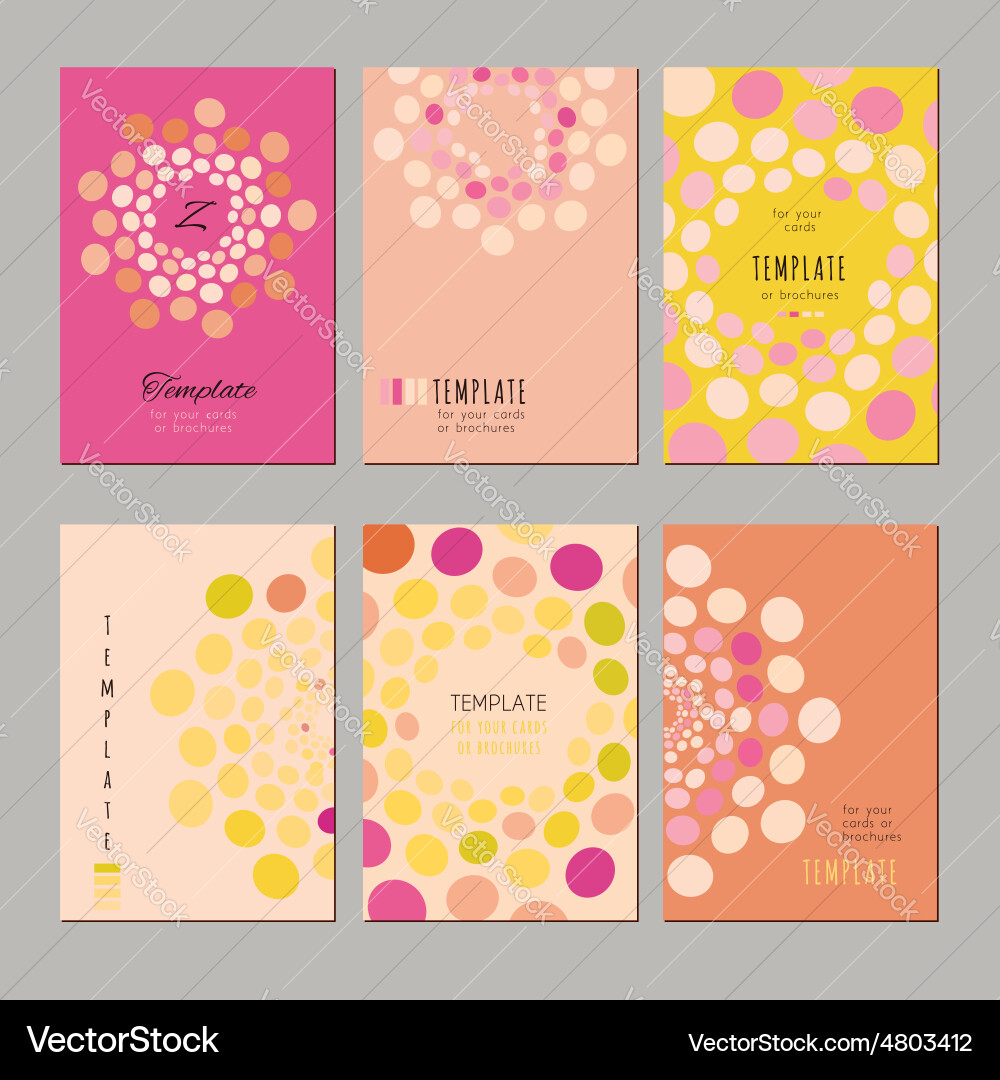 Abstract circle pattern vector image