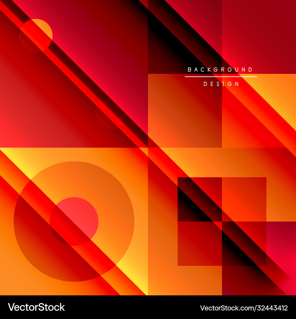 Neo memphis geometric pattern with circles Neo memphis geometric pattern with circles vector image