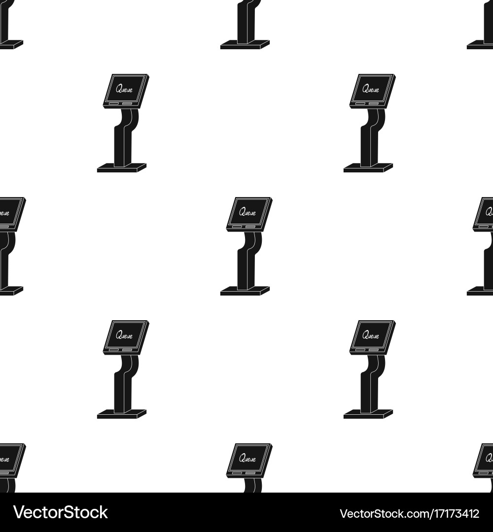 Queue access terminal terminals single icon Vector Image