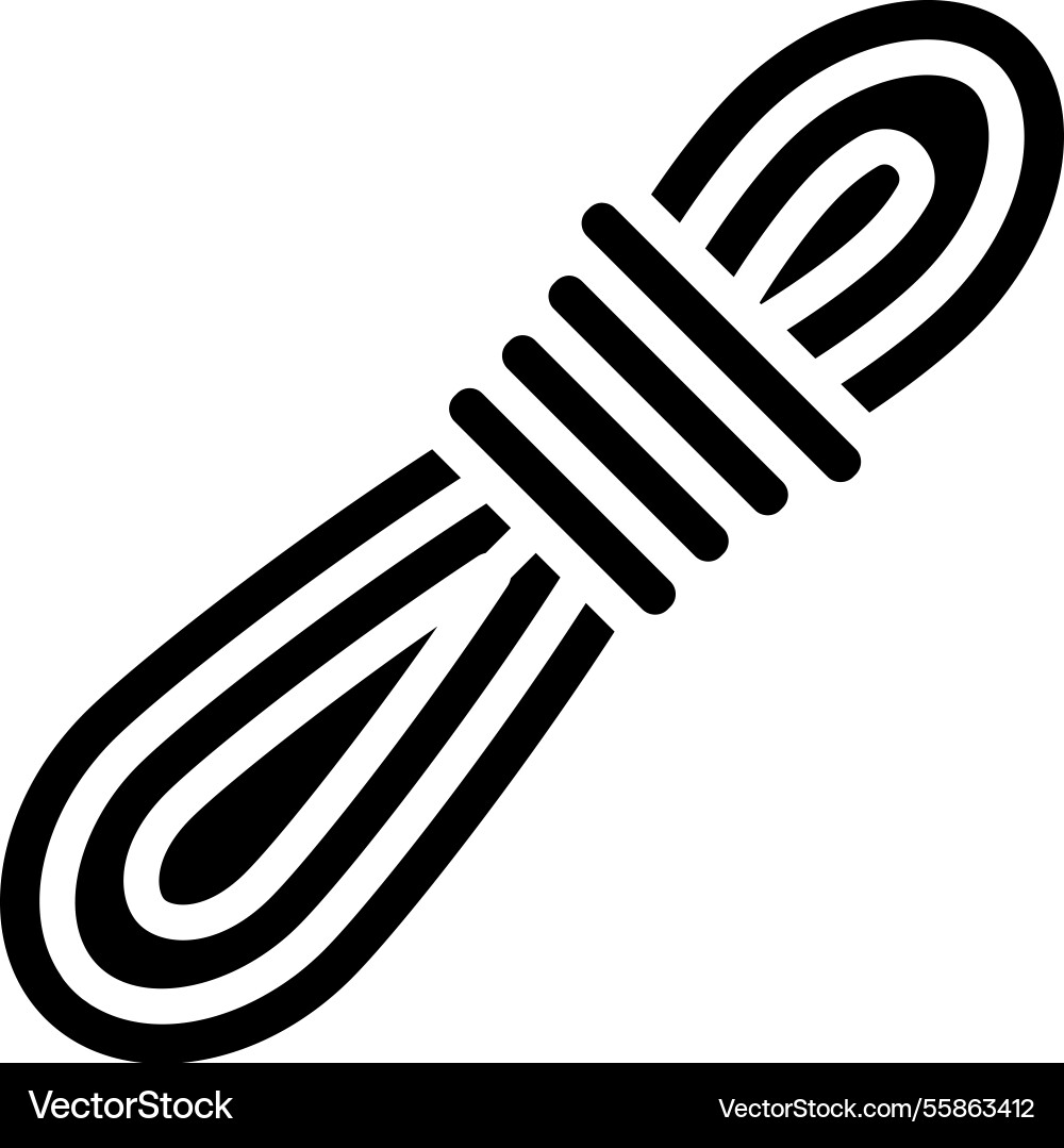 Rescue rope water trip tourism glyph icon Rescue rope water trip tourism glyph icon vector image