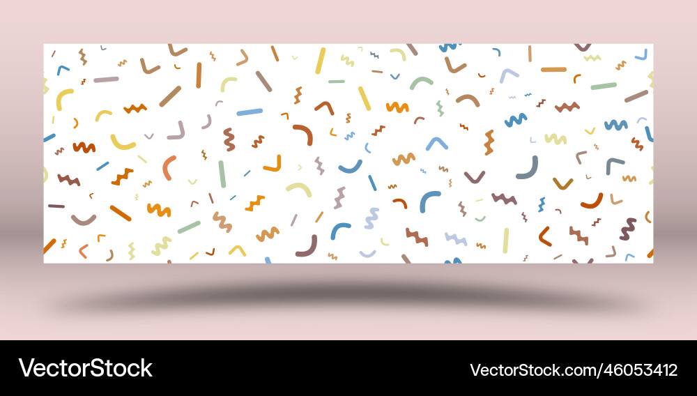 Seamless pattern of multicolored abstract shapes Seamless pattern of multicolored abstract shapes vector image