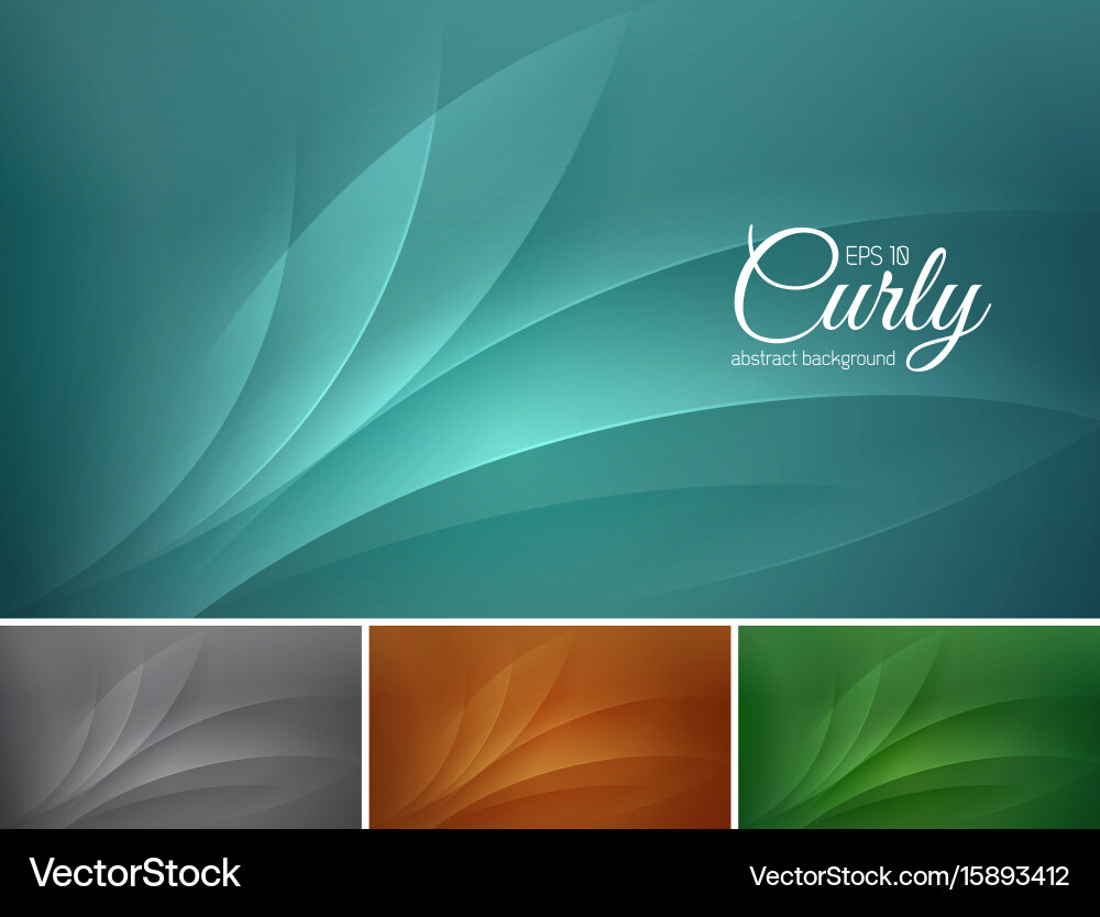 Swirling Abstract Waves vector image