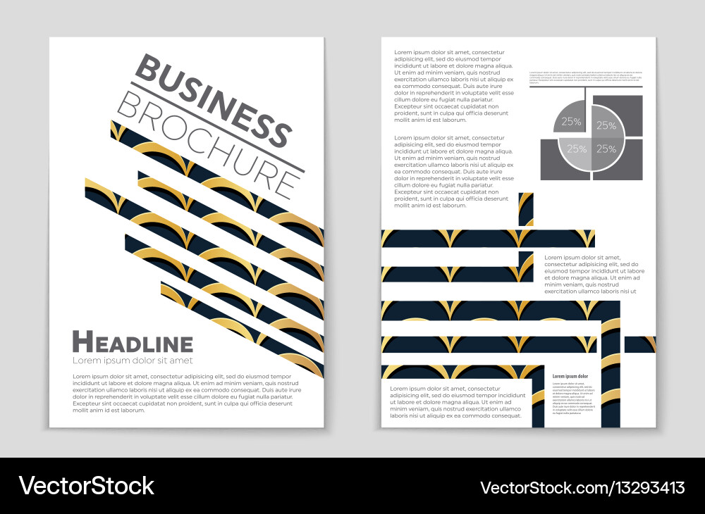 Abstract layout background set for art vector image