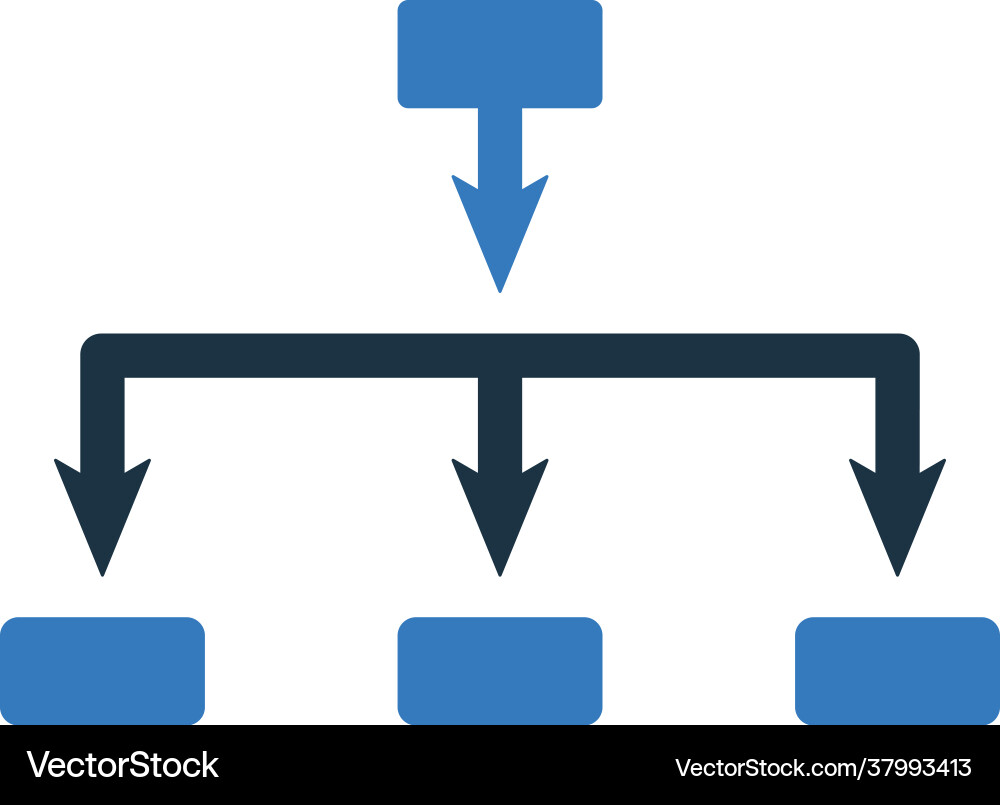 Architecture hierarchy icon editable design vector image