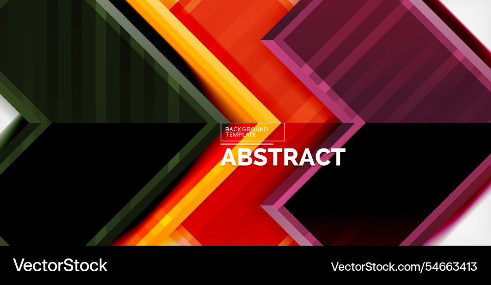 Arrow symbols created with 3d effects and line Vector Image