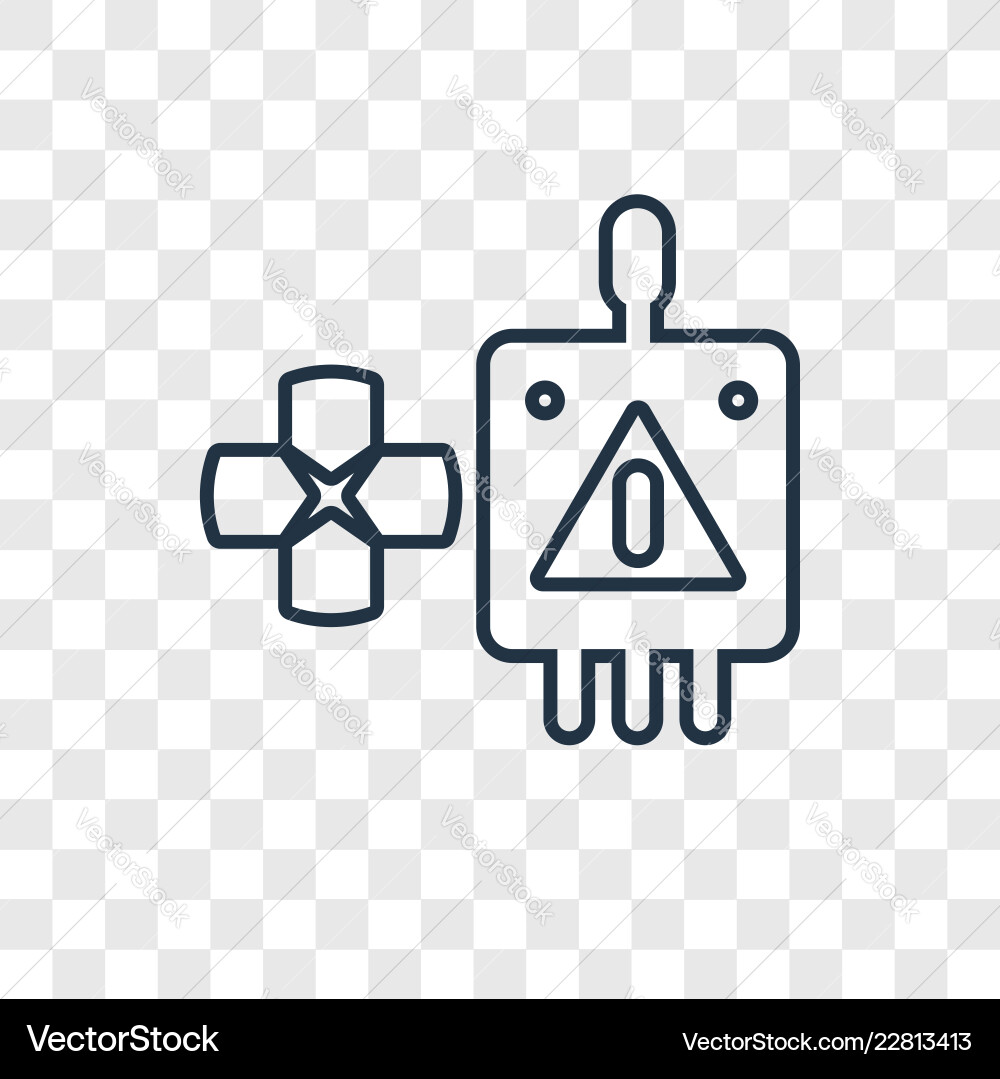Controller concept linear icon isolated Vector Image