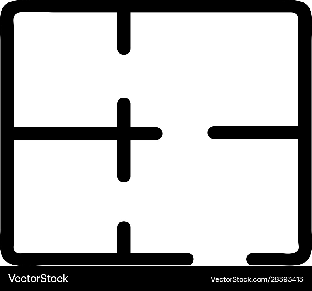 Layout-Wohnung ist ein Icon Layout-Wohnung ist ein Icon vektorbild