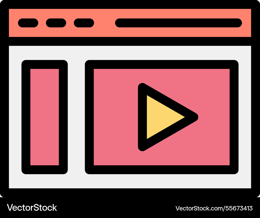 Web browser icon design Vector Image