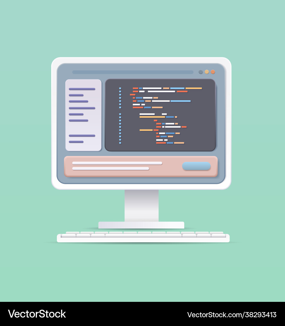 Web Development Programmierer Engineering Codierung Web Development Programmierer Engineering Codierung Vektorbild