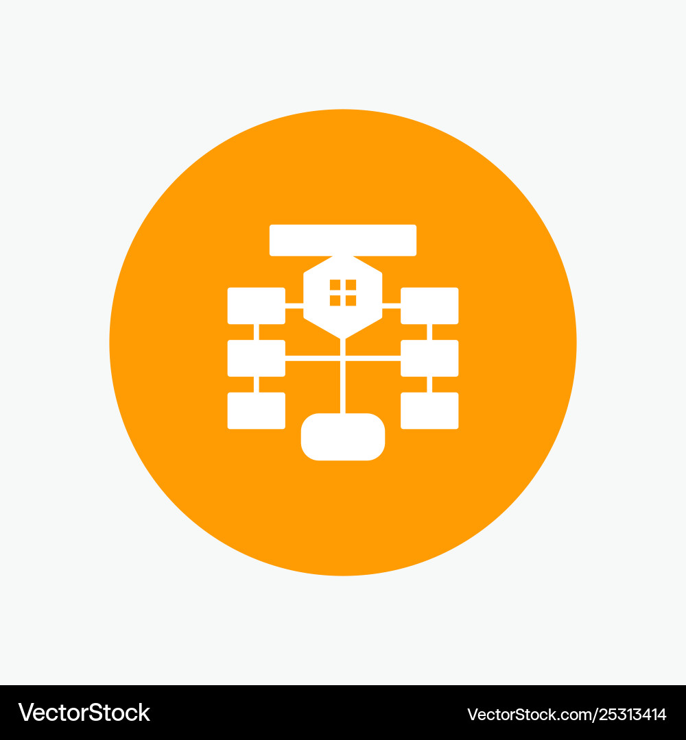Flussdiagramm Datendatenbank weiße Glyphen Flussdiagramm Datendatenbank weiße Glyphen vektorbild