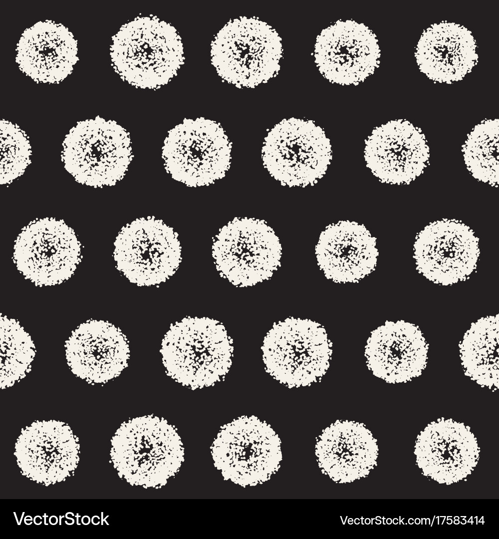 Grungy pattern with scattered circle shapes Vector Image