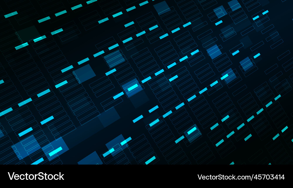 Technology background with hi-tech digital data Vector Image
