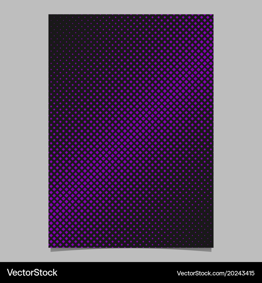 Abstract halftone square pattern background vector image