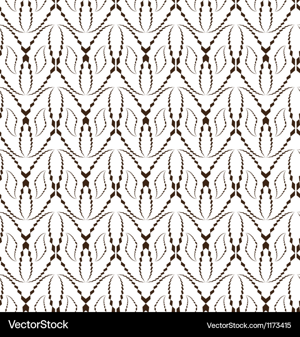 Abstract seamless pattern with face-shape figures Vector Image