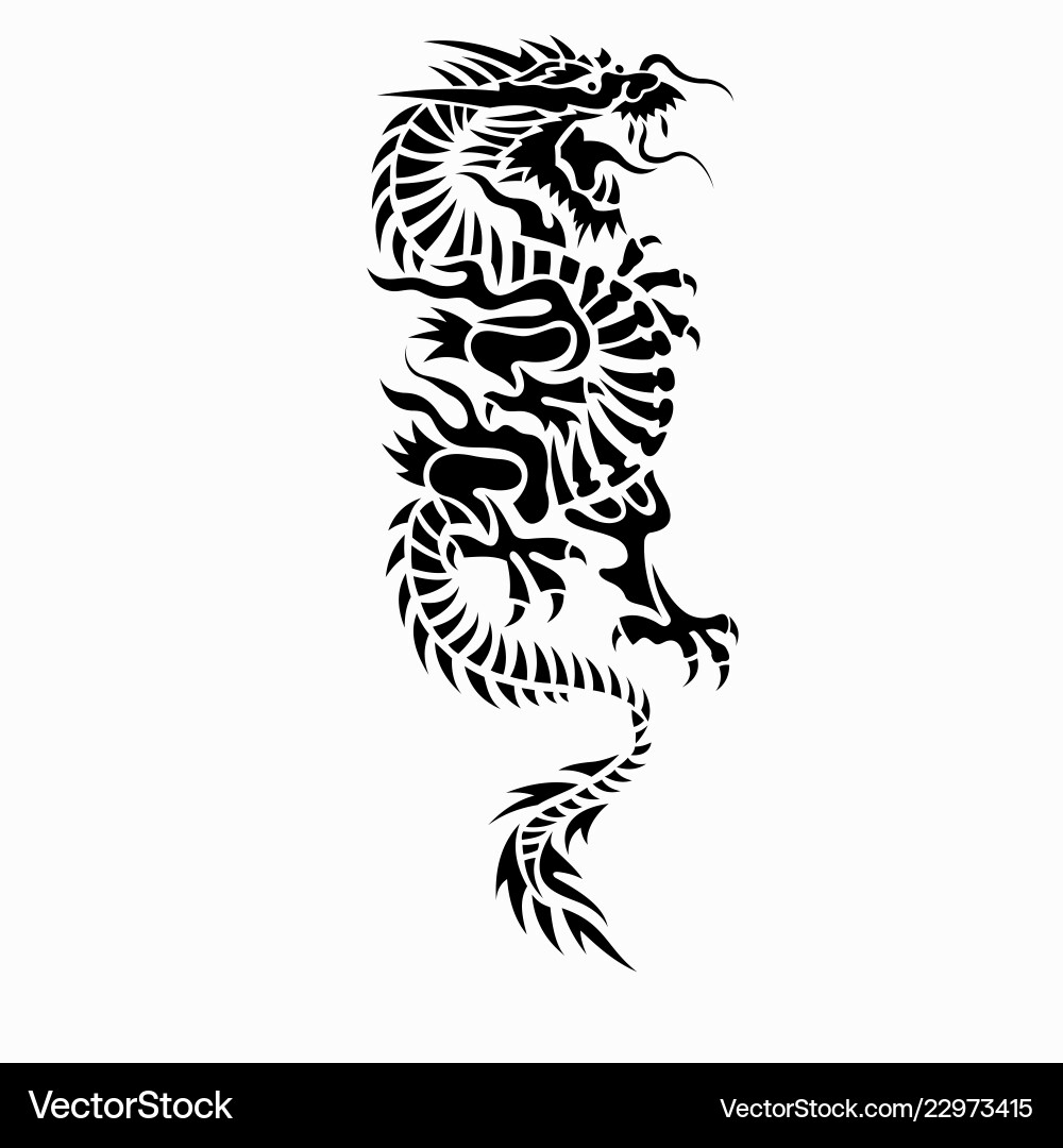 Dragon Dragon vector image