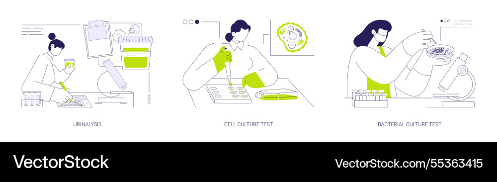Laboratory tests abstract concept vector image