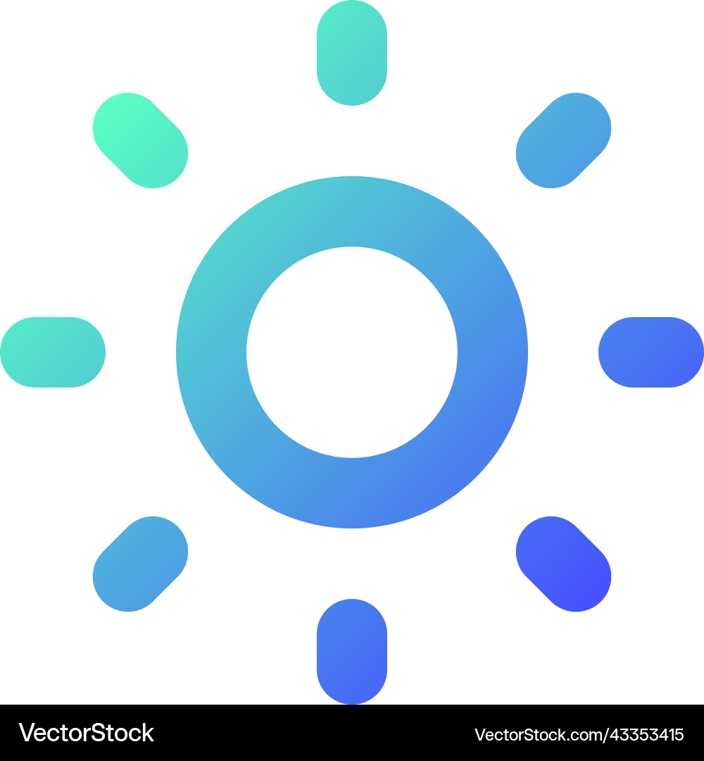 Light mode pixel perfect gradient linear ui icon Light mode pixel perfect gradient linear ui icon vector image