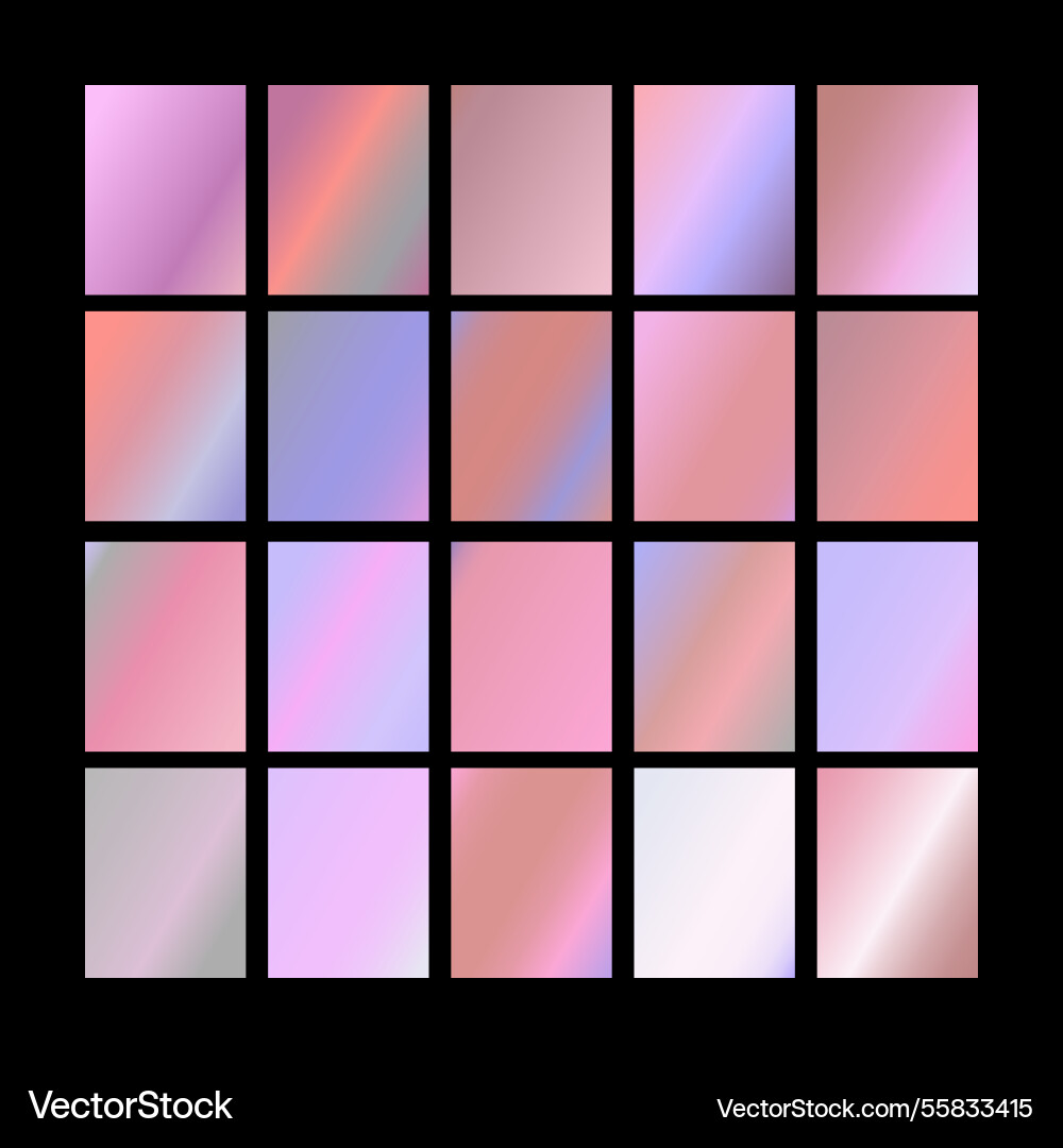 Mobile screen lock display collection of colorful Mobile screen lock display collection of colorful vector image