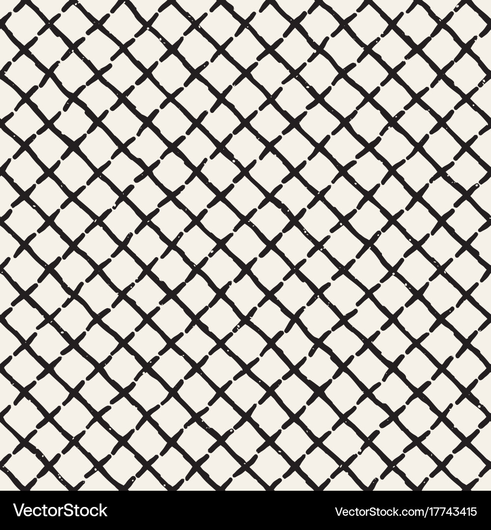 Seamless pattern with hand drawn lines abstract vector image