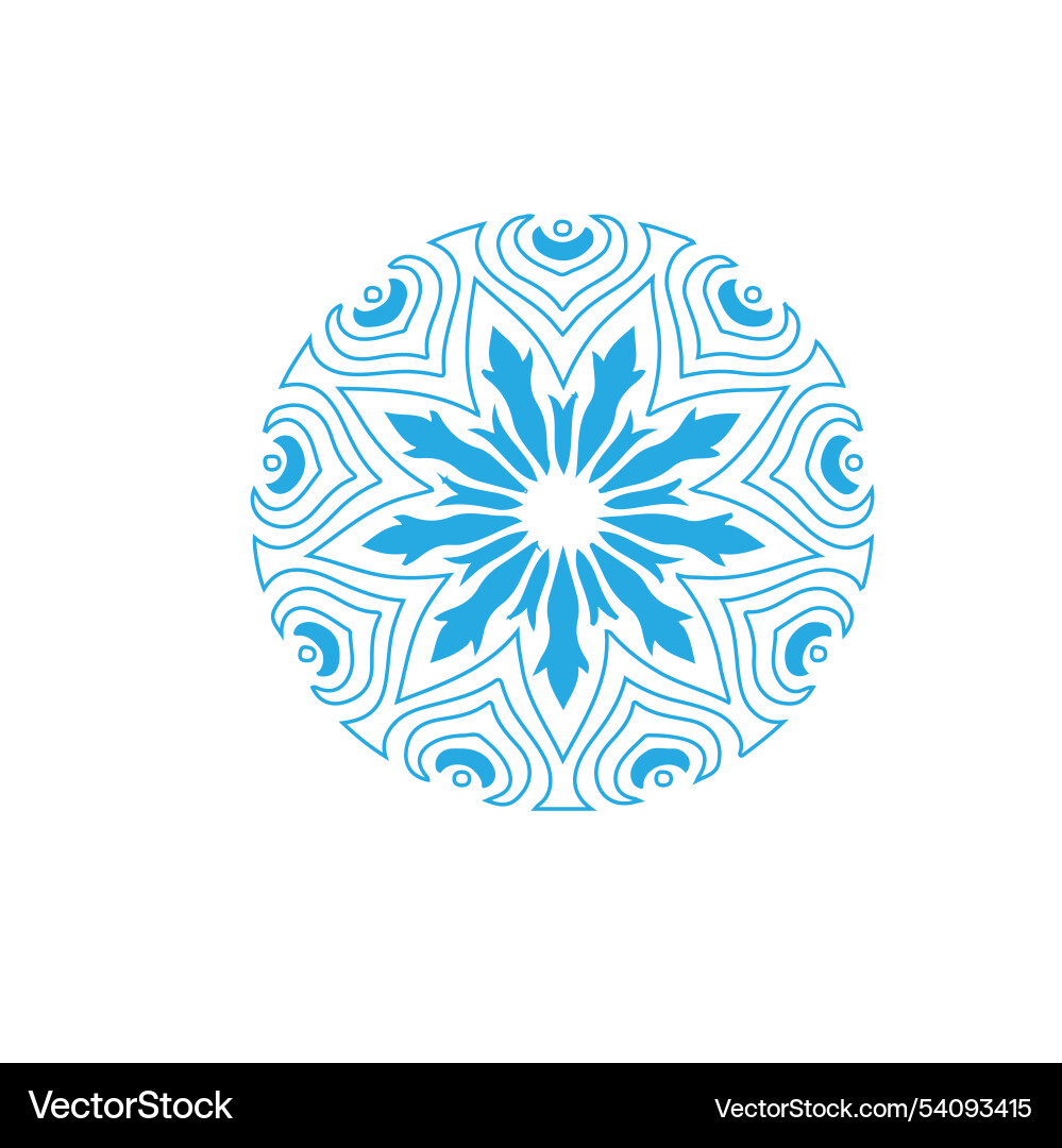 Snowflake pattern Vector Image
