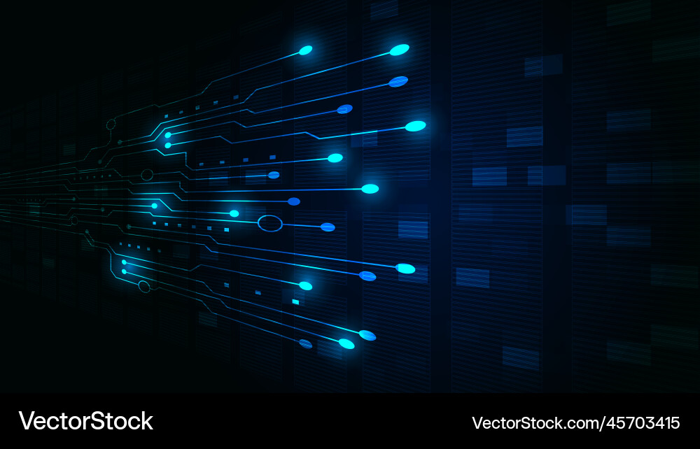 Technology background with hi-tech digital data Technology background with hi-tech digital data vector image