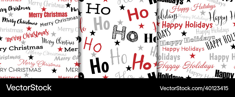 Weihnachten nahtlose Muster Satz von Text Weihnachten nahtlose Muster Satz von Text vektorbild