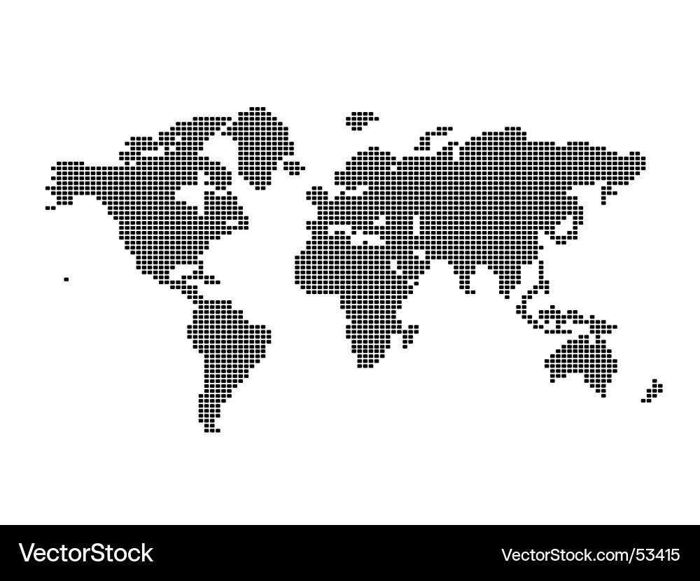 World Map vector image