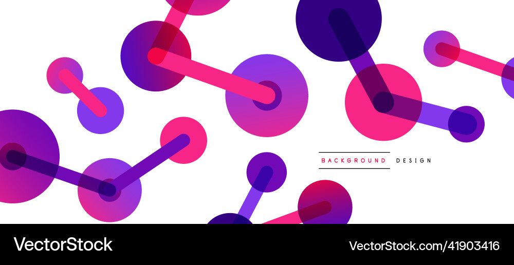 Abstract background round dots connected by lines Abstract background round dots connected by lines Vector Image