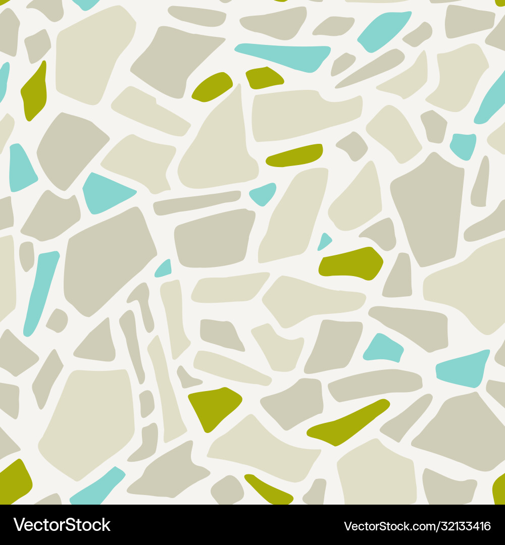 Abstract seamless pattern in terrazzo style Abstract seamless pattern in terrazzo style vector image