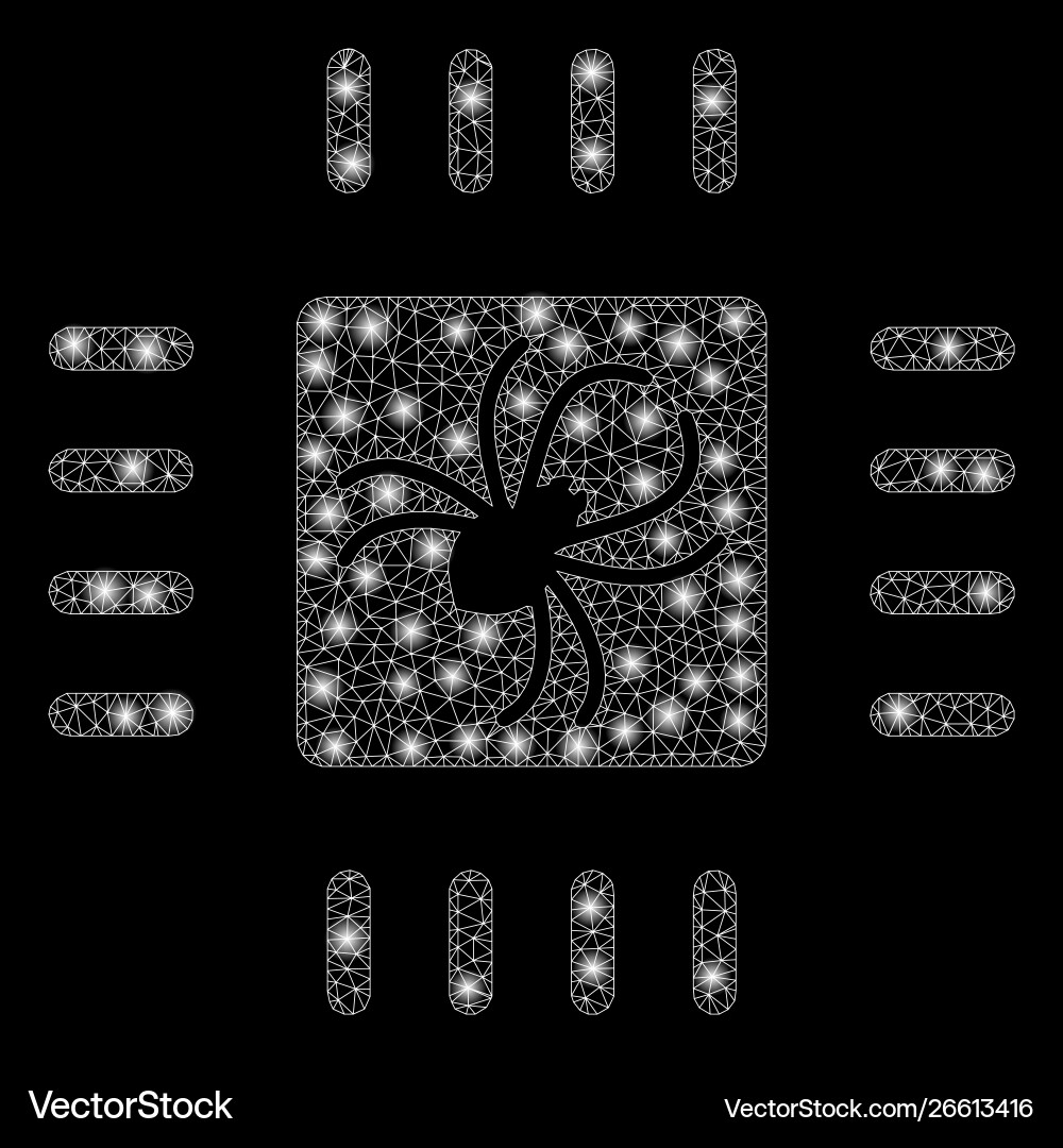Flare mesh 2d processor bug with spots Flare mesh 2d processor bug with spots vector image
