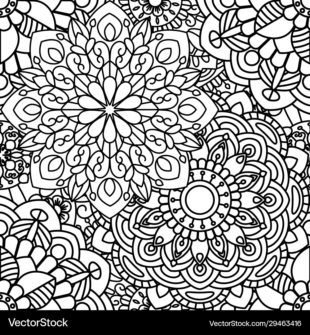 Intricate Mandala Pattern Vector Image
