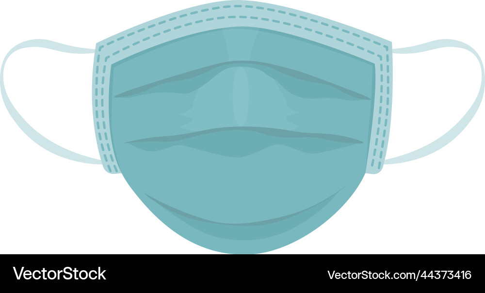 Medical mask a to protect against viruses Medical mask a to protect against viruses vector image