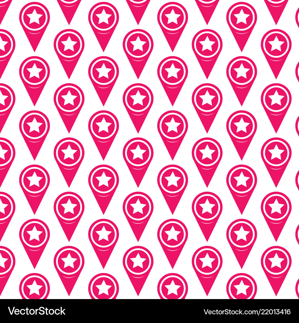 Muster Hintergrund Map Zeiger-Symbol Vektorbild