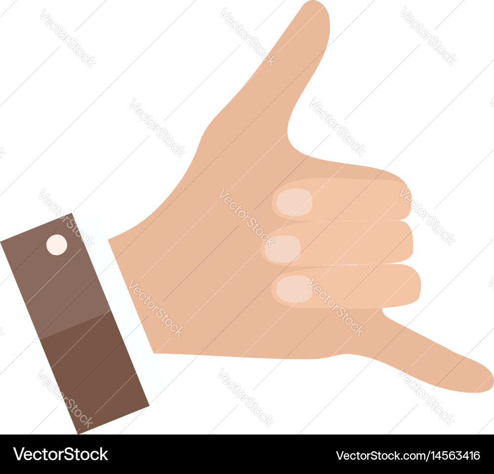 Open empty hands showing different gestures vector image