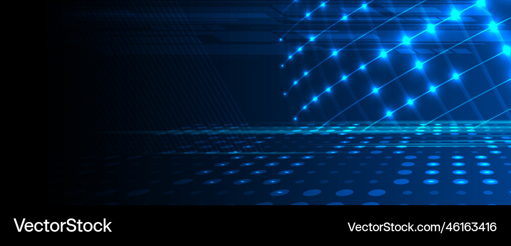 Technology Data Network Background vector image