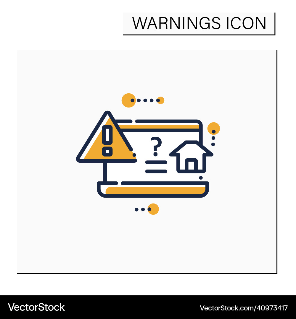 Browser notification color icon Browser notification color icon vector image