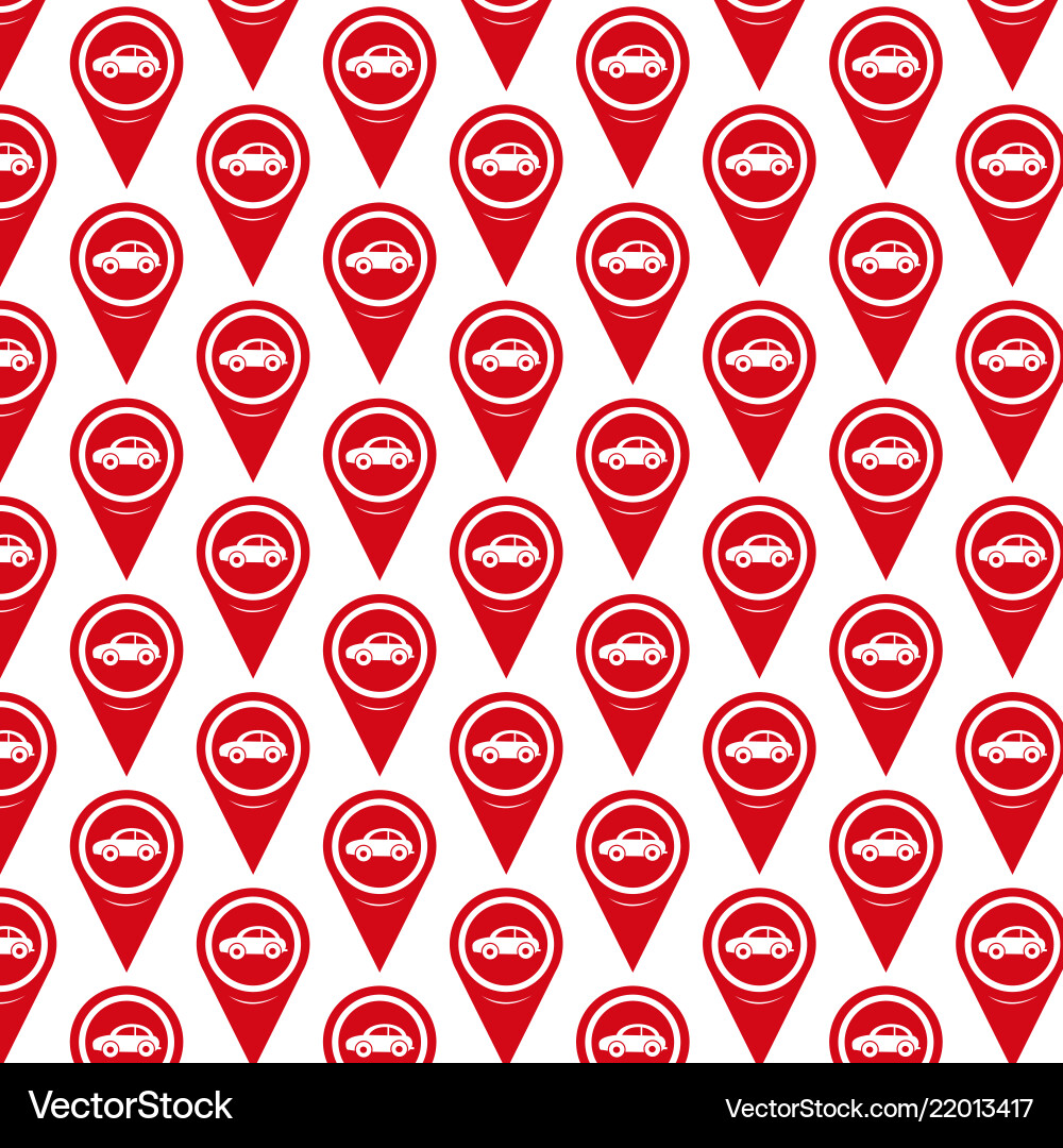 Muster Hintergrund Map Zeiger-Symbol Vektorbild