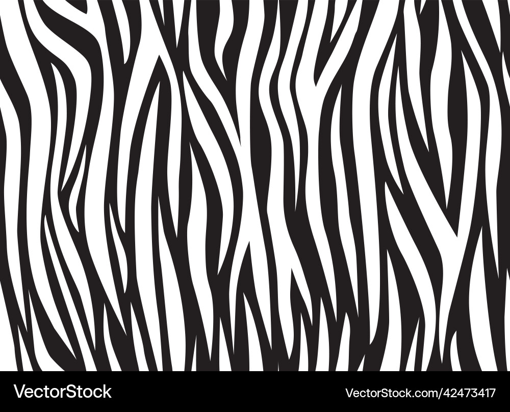 Zebra abstract seamless pattern black lines Zebra abstract seamless pattern black lines vector image